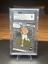 2024 Panini Absolute #112 Box Nix Rookie Card (RC) CGC Mint 9 NFL Broncos