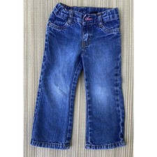 calvin klein denim jeans for kids 2T adjustable waist, 12  inseam, no stains