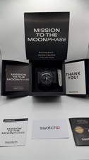 Omega x Swatch BLACK Snoopy Moonswatch Mission to the Moonphase New Moon 🌑