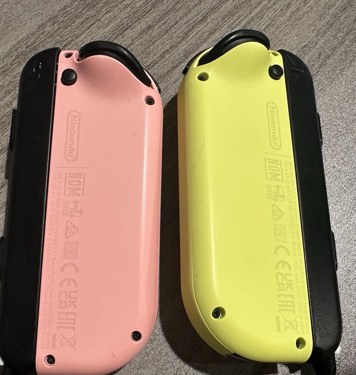 Nintendo Switch OEM Pair Pastel Pink & Yellow Joy-Con Joy Cons | eBay