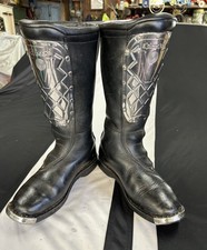 RARE VINTAGE ALPINESTARS HIGH-POINT ITALY VMX MOTORBIKE  MOTOCROSS BOOTS SZ 7 Us