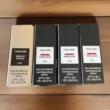 Tom Ford 4 Samples. 3 F cking Fabulous 1 Vanille Fatale 2ml/.07 fl oz EA NIB