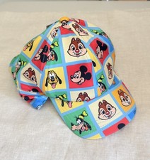 Disney Parks Mickey And Friends Multicolor Baseball Cap Sun Hat Youth Size NWT