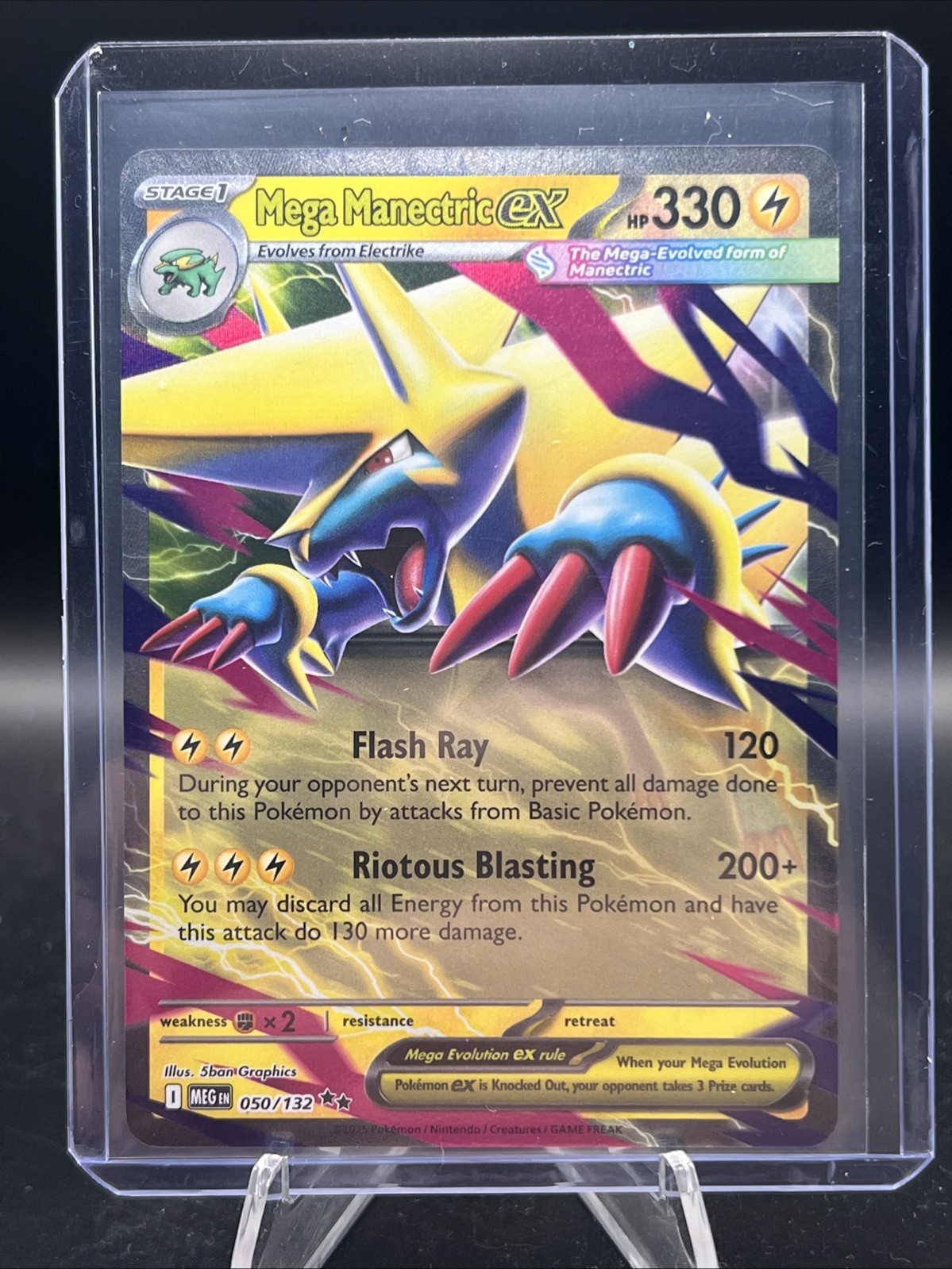 Mega Manectric ex 050/132 Me01: Mega Evolution Holo