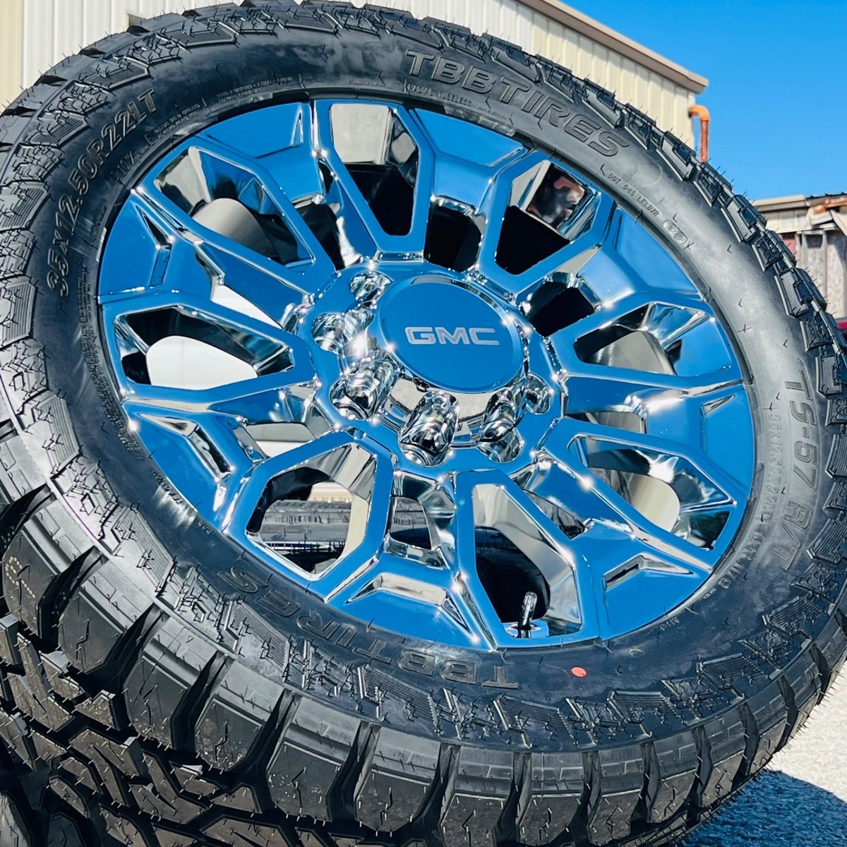 GMC Sierra 2500 3500 Denali 22 Chrome Wheels Rims Tires 85008639 8