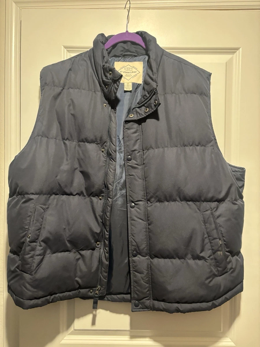 ジャケット・アウター ST.JOHN'S BAY 90sDown Vest Charcoal XL. St. John's Bay Vest Coats, Jackets & Vests Polyester Outer Shell