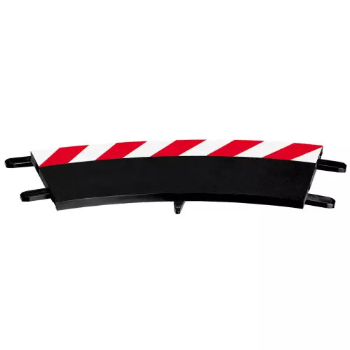 Carrera 20567 Radius 1 Curve Outer Borders 30° bordures de piste abs noir x6