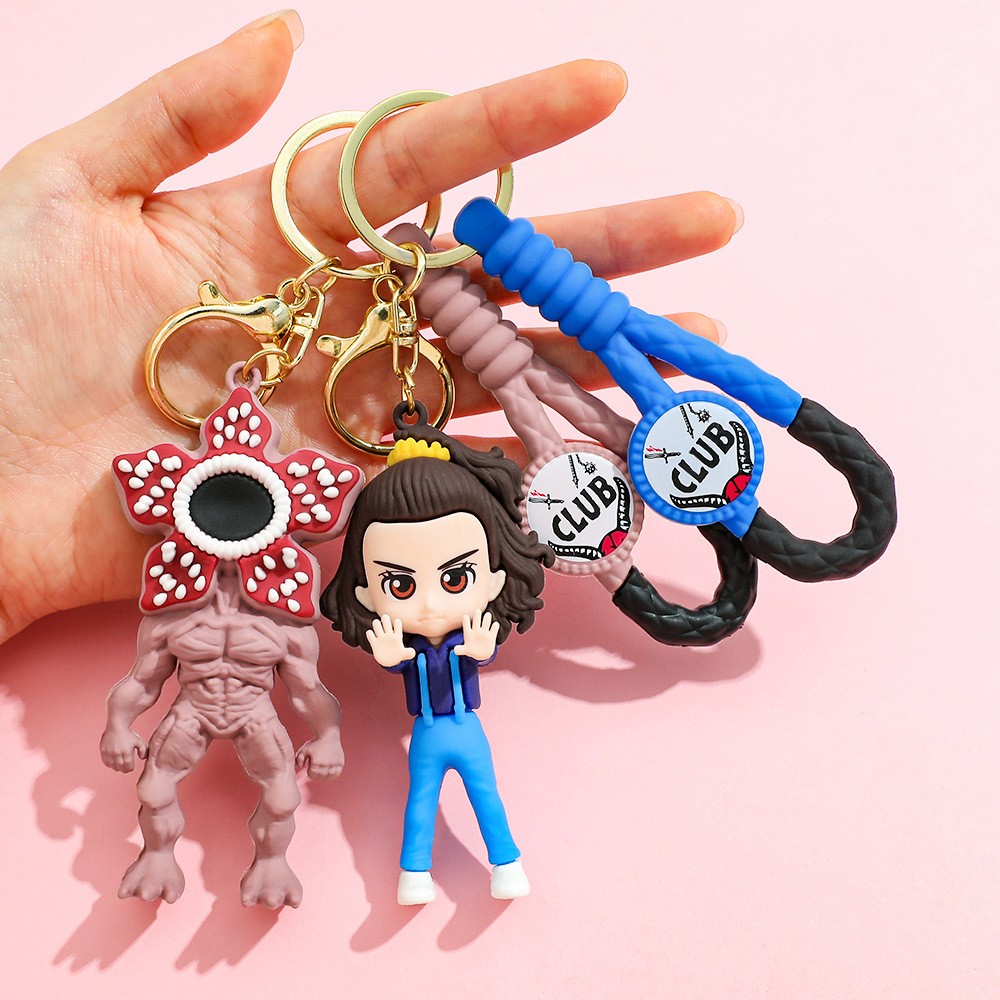 Stranger Things Characters Silicone Keychain Pend… - image 18