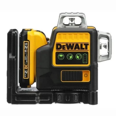 Dewalt DW089LG 12V Wasserwaage Laser - Linie grüner Strahl Laser Wasserwaage - 360° Abdeckung