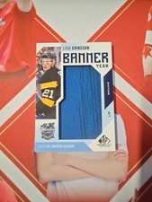 2016-17 Upper Deck SP Game Used Hockey Banner Year Loui Eriksson
