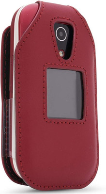 Leather Fitted Case for Consumer Cellular Doro 7050, Tracfone Doro 7050L Flip Ph