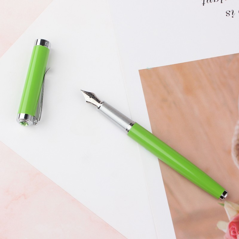 Metal Fountain Pen Smooth Writing 0.5mm Iridium Nib Personalised Free Engraving — image 3