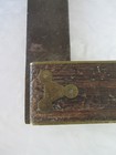 NICE ORIGINAL ANTIQUE W. H. AUSTIN BRASS & ROSEWOOD CARPENTER’S TRY SQUARE 10” — photo 10