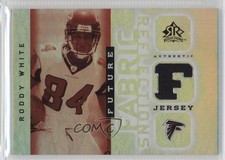2005 Upper Deck Reflections Future Fabric Reflections Roddy White #FFR-RW l9a