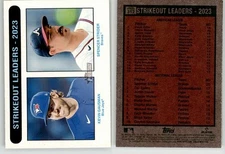 Kevin Gausman Spencer Strider 2024 Topps Heritage White Border #312