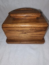 Handcrafted Wooden Oak Dovetail Box 7.5 x5.25...