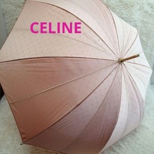 Celine Pink Beige Gradation Umbrella Limited Edition VHTF Designer Collection El