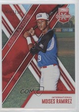2017 Panini Elite Extra Edition Aspirations Red 10/150 Moises Ramirez #165 5dx