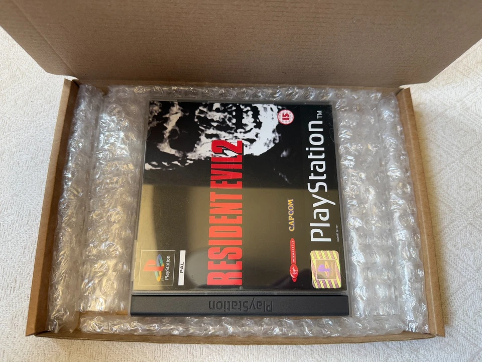 Resident Evil 2 PS1 - UK PAL VGC CIB with Natural Discs - High Quality Packing - Image 3 of 4