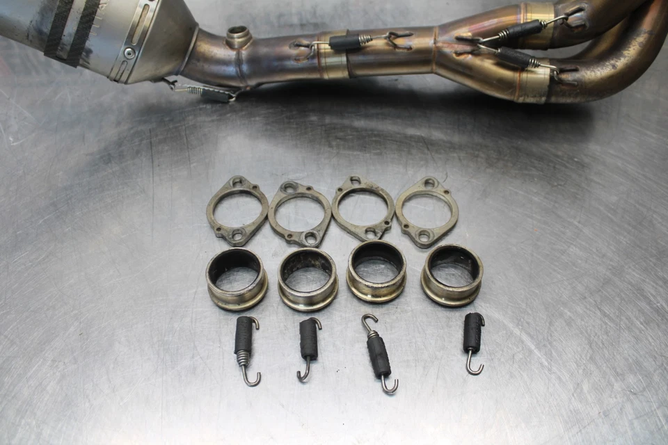 06-07 YAMAHA YZF R6 LEOVINCE FULL EXHAUST SYSTEM HEADERS PIPE MUFFLER BB763 - Bild 2 von 4