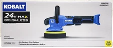 NEW GENUINE KOBALT 24V Volt MAX Brushless 6" RANDOM ORBIT POLISHER KPO 124B-03