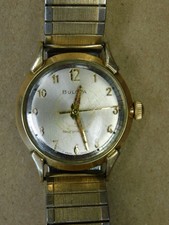 Vintage Bulova 11ALAC 17j Mens Automatic Wrist Watch
