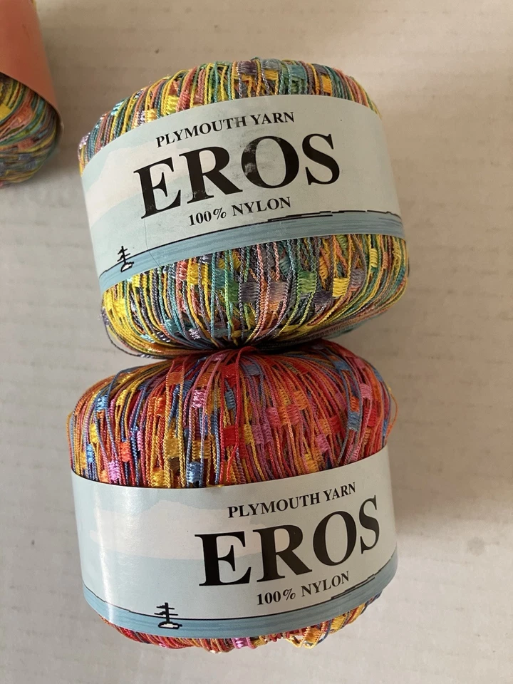 3 Hilos Eros Plymouth Nylon Multicolor 165 Yardas Hecho en Italia Foto 4 de 4