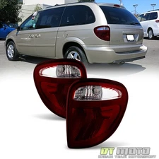 2004-2007 Dodge Grand Caravan Town & Country Tail Lights Brake Lamps Left+Right