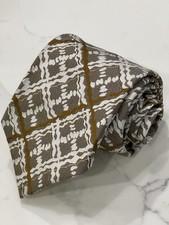 Wembley Wemlon Vintage Geometric 53 x 4 1/8 Wide Retro Ugly Disco MCM Tie