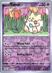 Togepi 083/197 Reverse Holo Common Obsidian Flames
