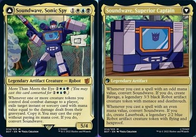 Light Play x 1 Soundwave, Sonic Spy // Soundwave, Superior Captain Transformers