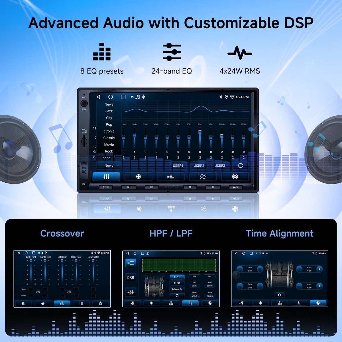 32 動作良好 ATOTO F7TYC7SE ATOTO F7 SE 7IN 2DIN Car Stereo Audio Receiver | 2 DIN | Black | 7