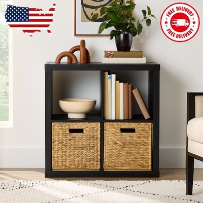 4 Cube Storage Organizer, Charcoal