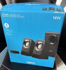 Logitech Z213 Compact 2.1 Speaker System - Bl...