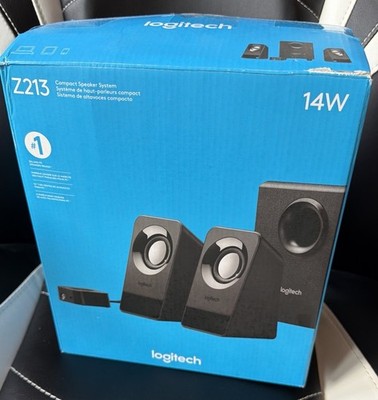 Logitech Z213 Compact 2.1 Speaker System - Black