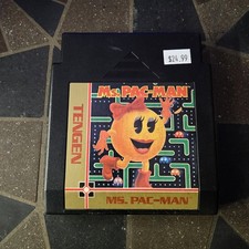 Ms. Pac-Man (Tengen) (Nintendo NES, 1990) Authentic, Cleaned & Tested!