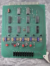 Vintage GenRad PWA 145 INT Logic Board – Motorola ICs, LEDs, Industrial Control