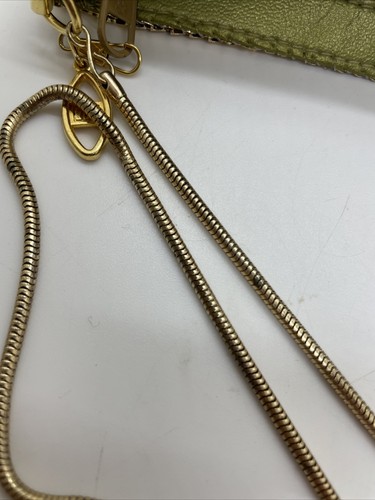BORSA Tracolla Vintage ORO Scintillante Rete Metallo BORSA Crossover - Foto 9 di 14