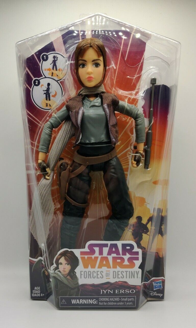 Star Wars Forces of Destiny JYN ERSO  Action Figure Doll Hasbro Disney