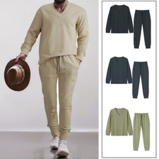 Mens Sweatsuits 2 Piece Sport Tracksuit Jogger Sweat Suits Jogging Outfits