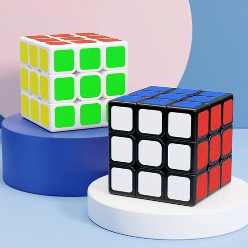 Magic Cube 3x3 Frosted Texture Sticker Magic Cube Educational Kids Puzzle Toys - Picture 4 of 7