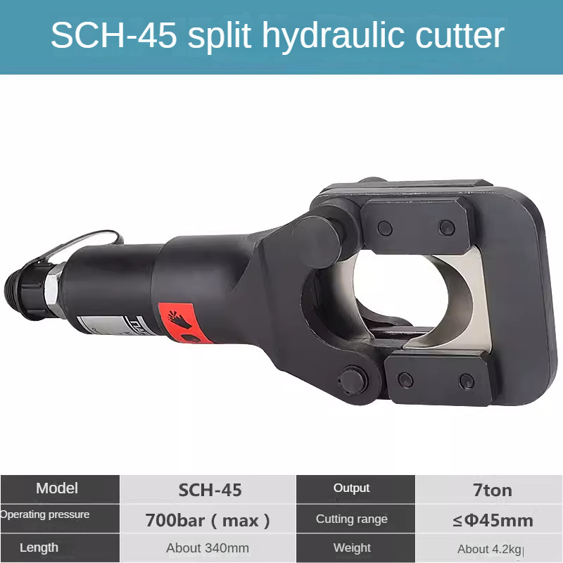 Hydraulic Cable Cutter Steel Strand,ACSR Cu/Alu Cable Split hydraulic Scissors！