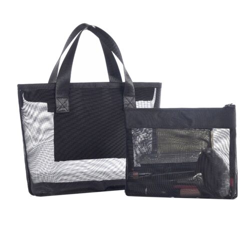 Summer Beach Bag Mesh Beach Bag Fit For Towels Toys R8X88613