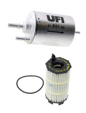 Set of Oil Filter Kit+Fuel Filter MAHLE / HENGST for Audi R8 S8 RS4