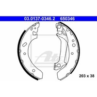 ATE Bremsbackensatz Bremsbacken Hinten FüR Ford Escort VII Stufenheck GAL AFL