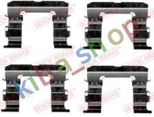 BRAKE PAD FITTING KIT REAR FRONT FITS NISSAN NP300 PICK UP 24/25D/32D 0298-