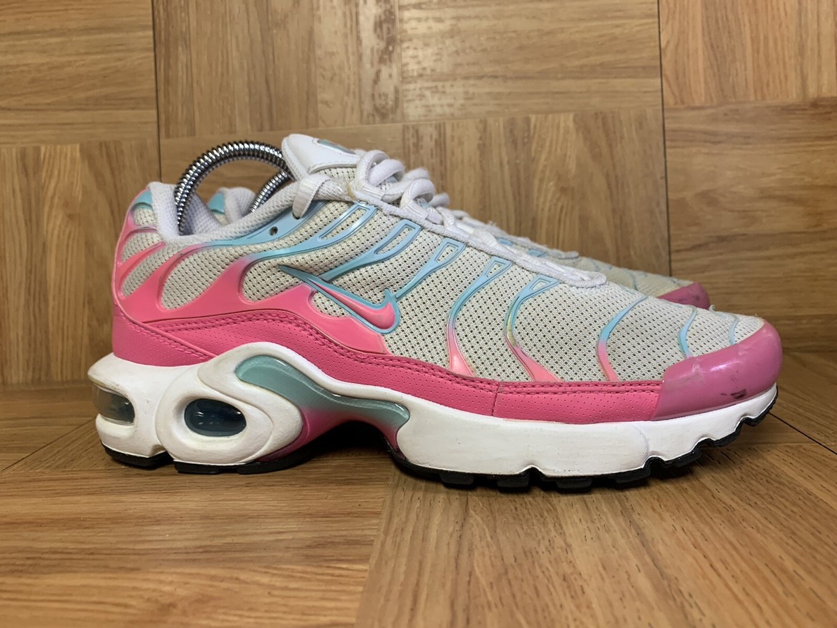 RARE🔥 Nike Air Max Plus Tuned Pink White Mint Green Girls 5.5Y