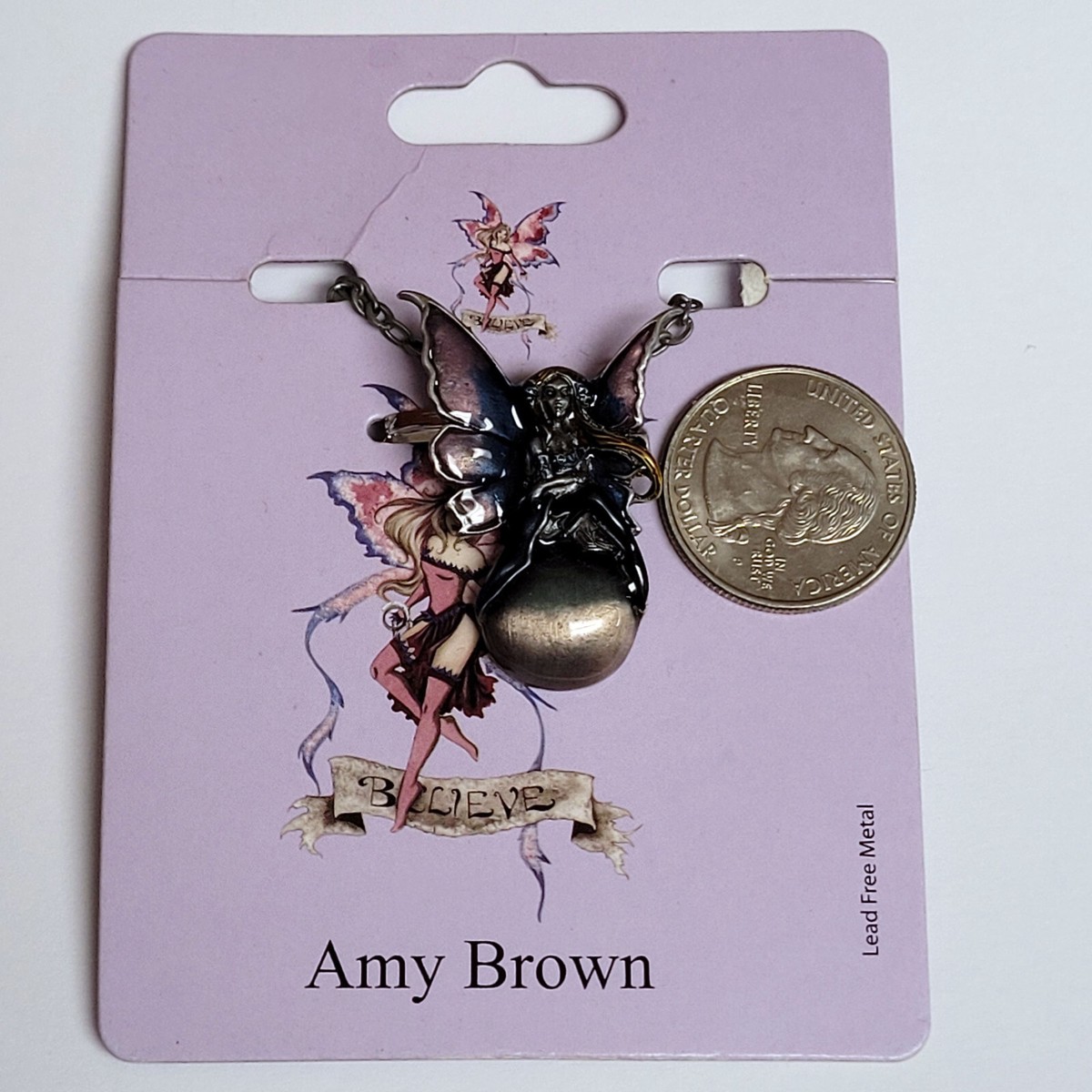 Amy Brown FLOATING JEWEL Fairy on Bubble Necklace Pendant Pacific Giftware  NEW | eBay