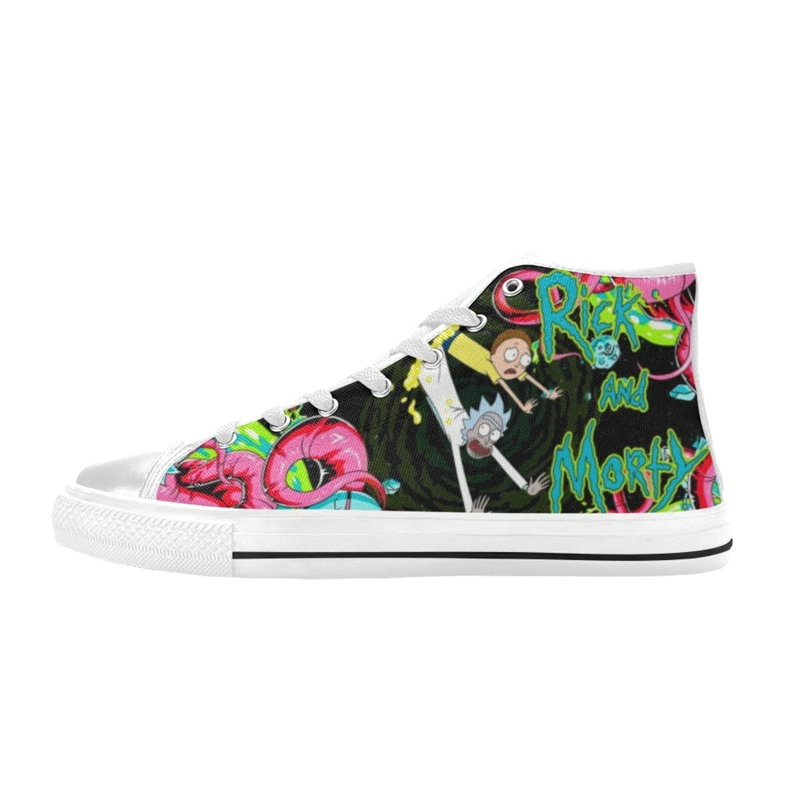 Rick and Rickandmorty  Men's Athletic High Top Sneaker