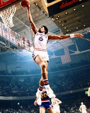 Philadelphia 76ers Julius Erving Glossy 8x10 Photo